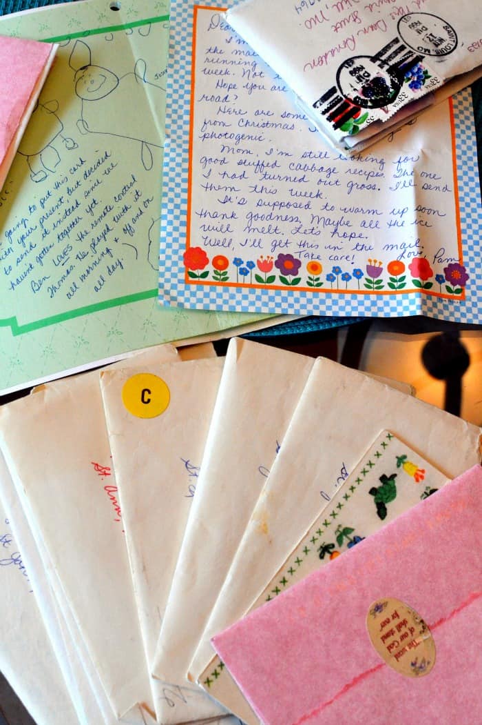 snail mail on cute stationery