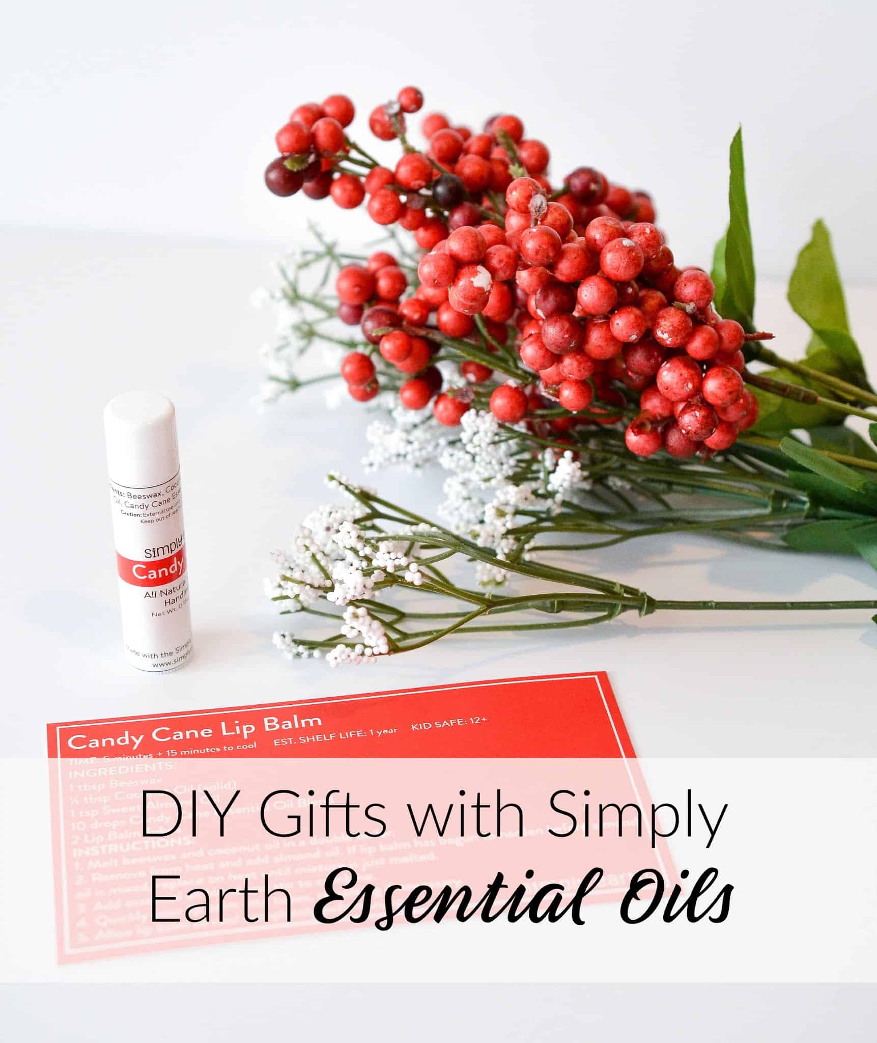 DIY Gifts with the Simply Earth December Essential Oil Subscription Box