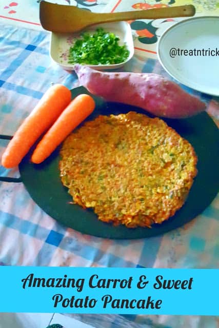 Carrot and Sweet Potato Pancake Recipe