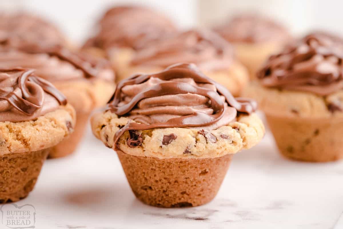 Nutella Mousse Cookie Cups