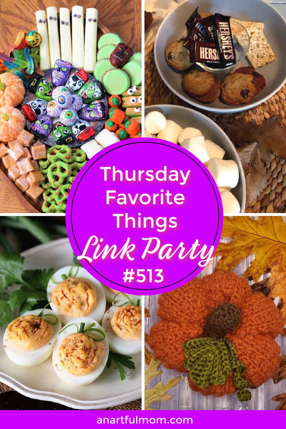 Thursday Favorite Things (TFT) Link Party: Halloween Snacks and Autumn Fun