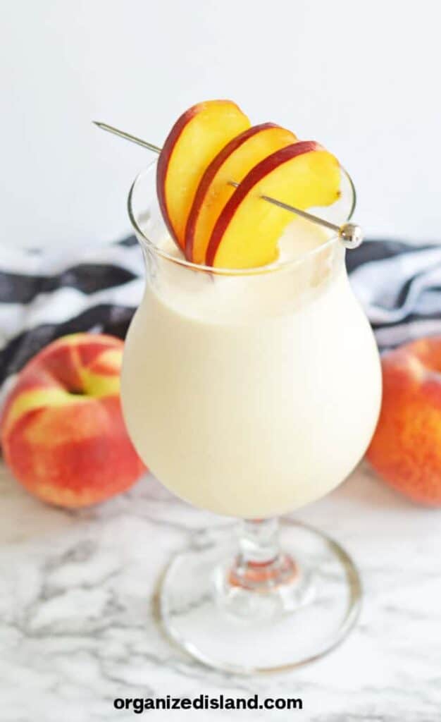 peach milkshake recipe