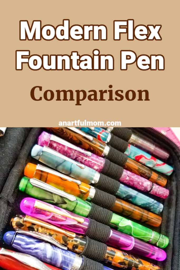 Modern Flex Nib Fountain Pen Comparison: My FPR Pens