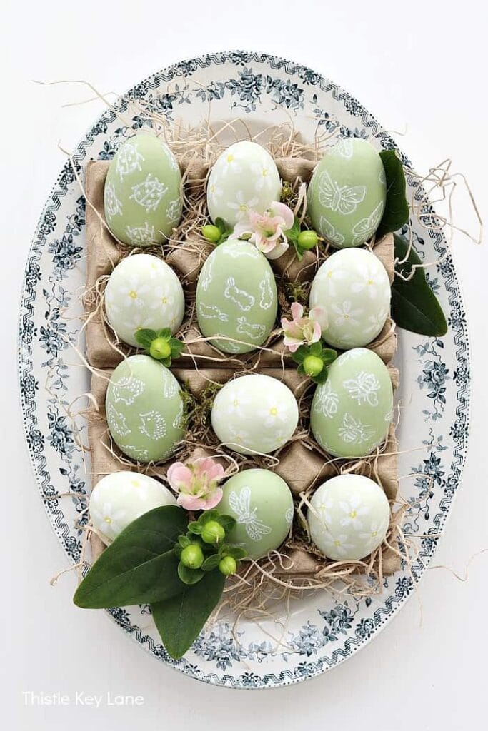 wooden easter eggs