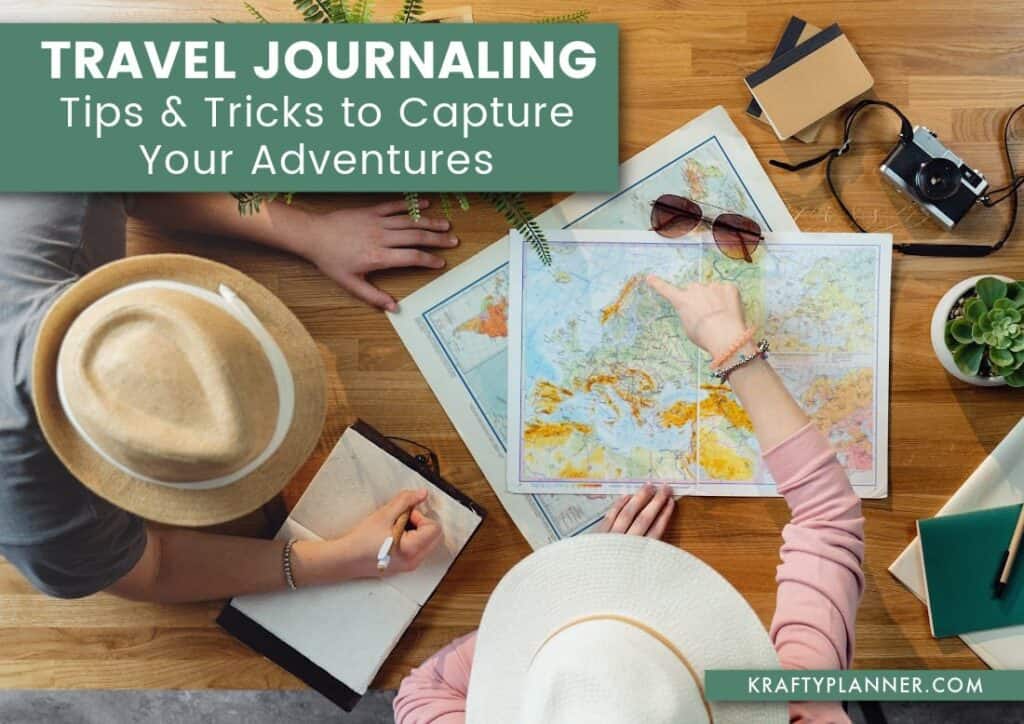 travel planning and journaling