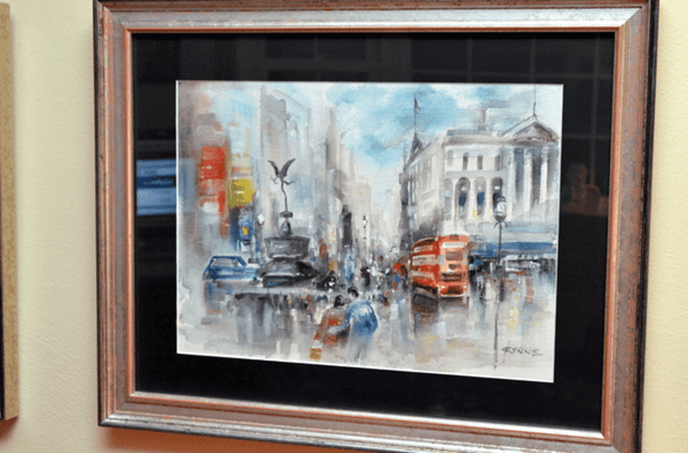 london watercolor painting