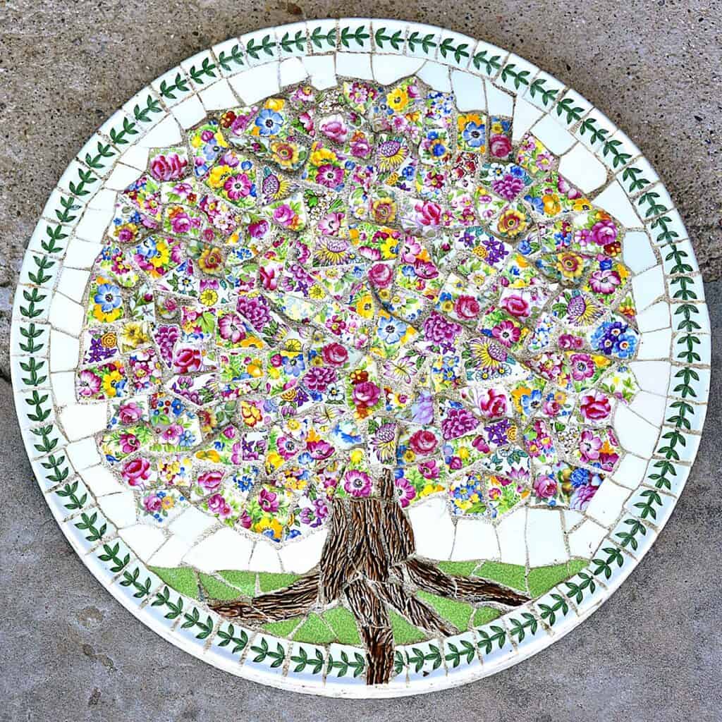 fowering tree mosaic