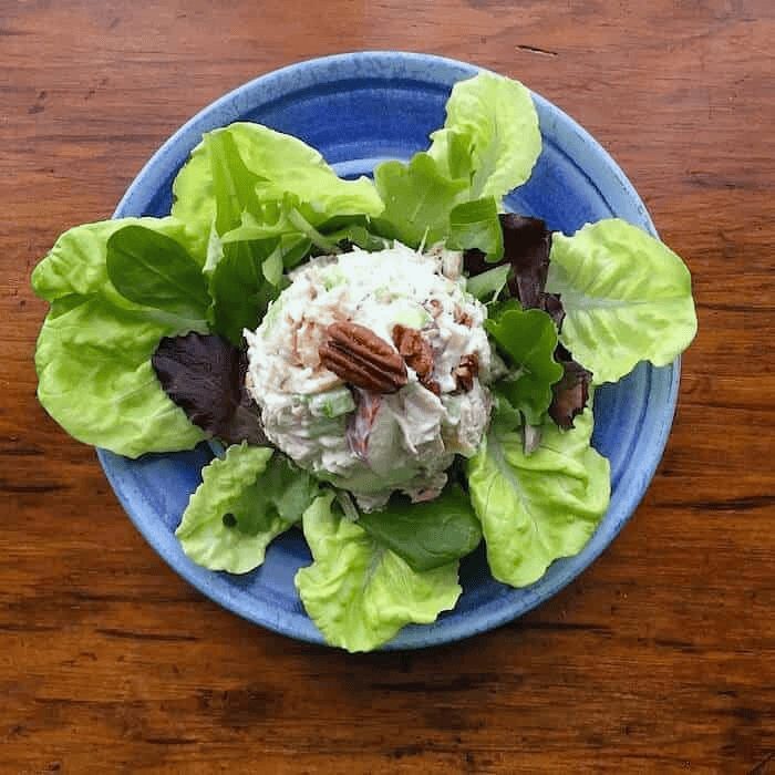 chicken salad made with rotisserie chicken