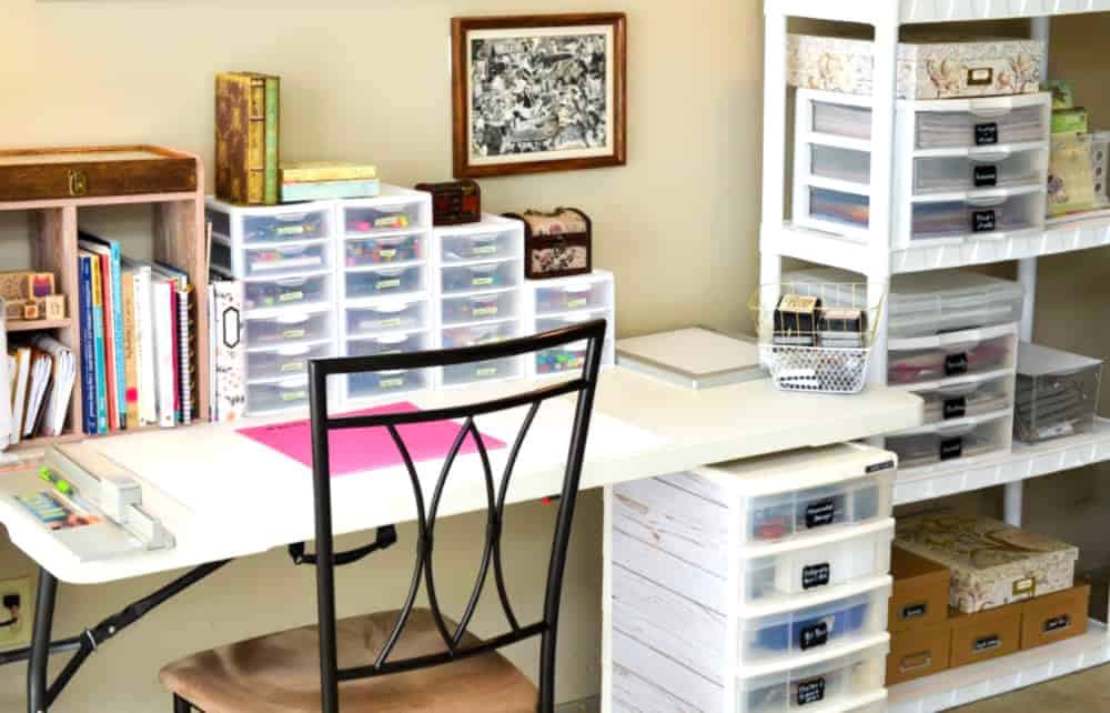art and craft room organization
