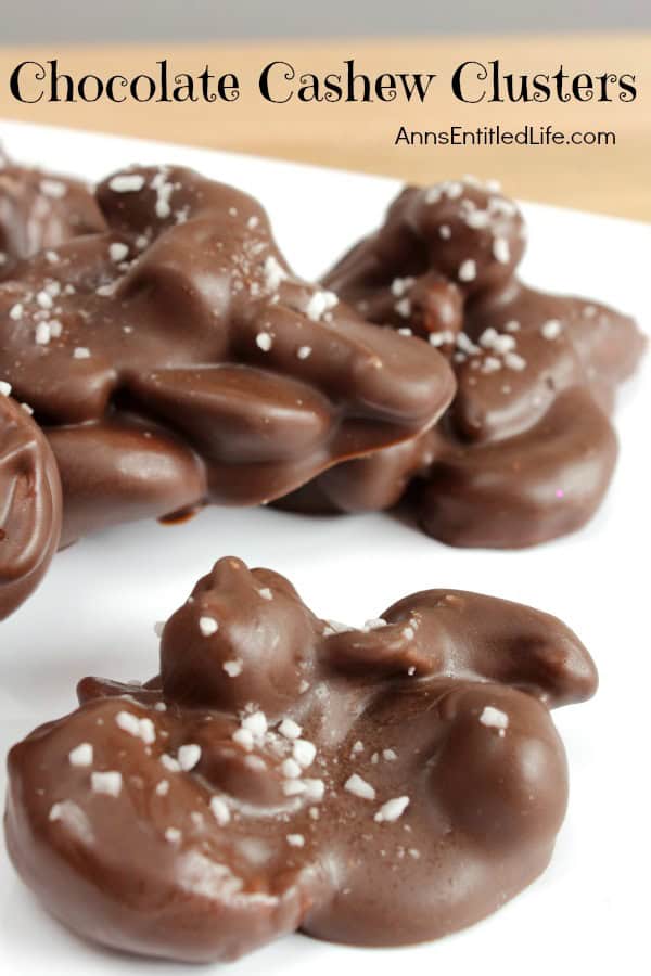 chocolate cashew clusters