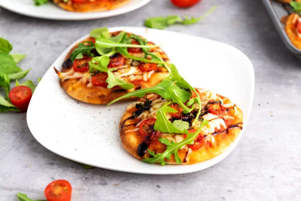 Mini caprese pizza